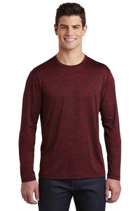 ST390LS - Sport-Tek PosiCharge Long Sleeve Electric Heather Tee