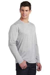 ST390LS - Sport-Tek PosiCharge Long Sleeve Electric Heather Tee