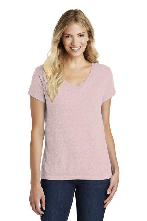 DM1190L - District Women's Perfect Blend V Neck Tee