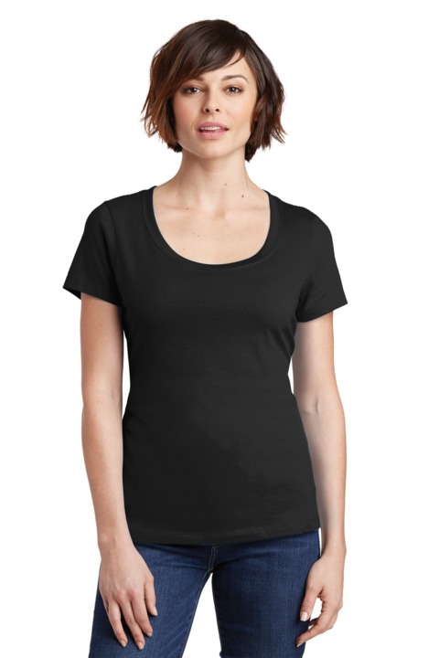 DM106L - District Women's Perfect Weight Scoop Tee