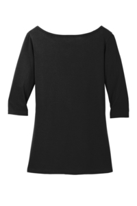 DM107L - District Women's Perfect Weight 3/4 Sleeve Tee