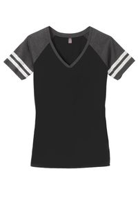 DM476 - District Women's Game V Neck Tee