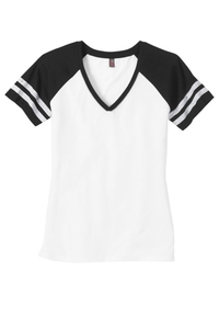 DM476 - District Women's Game V Neck Tee