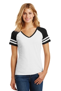 DM476 - District Women's Game V Neck Tee