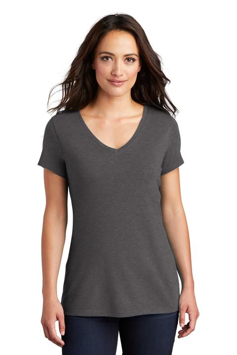 DM1350L - District Women's Perfect Tri V Neck Tee