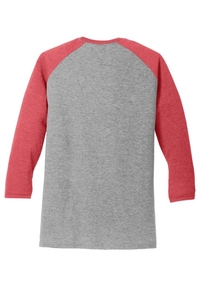 DM136 - District Perfect Tri 3/4 Sleeve Raglan