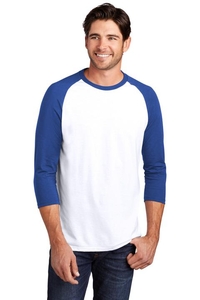 DM136 - District Perfect Tri 3/4 Sleeve Raglan