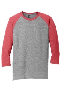 DM136 - District Perfect Tri 3/4 Sleeve Raglan