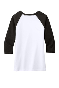 DM136L - District Women's Perfect Tri 3/4 Sleeve Raglan