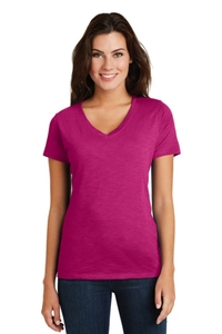 DM3501 - District Women's Super Slub V Neck Tee