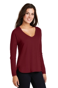 DM413 - District Women's Drapey Long Sleeve Tee