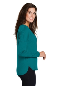 DM413 - District Women's Drapey Long Sleeve Tee