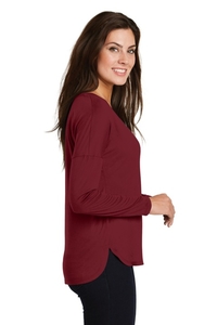 DM413 - District Women's Drapey Long Sleeve Tee