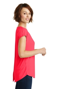 DM416 - District Women's Drapey Cross Back Tee