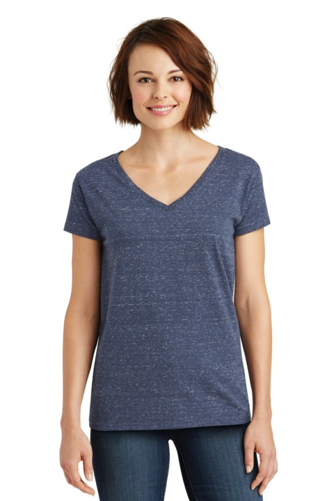 DM465 - District Women's Cosmic V Neck Tee