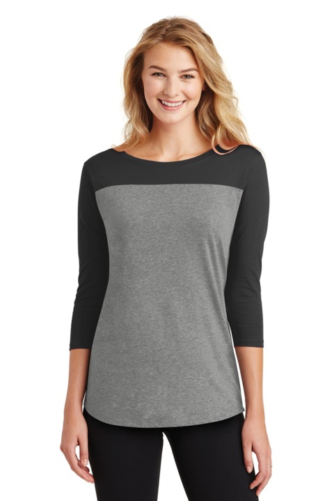 DT2700 - District Women's Rally 3/4 Sleeve Tee