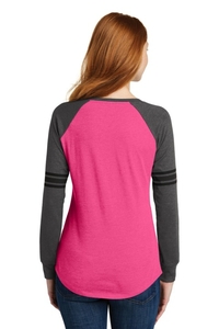 DM477 - District Women's Game Long Sleeve V Neck Tee