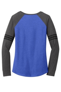 DM477 - District Women's Game Long Sleeve V Neck Tee