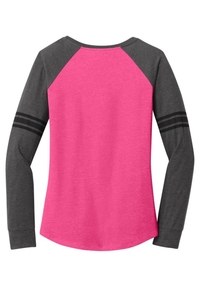 DM477 - District Women's Game Long Sleeve V Neck Tee