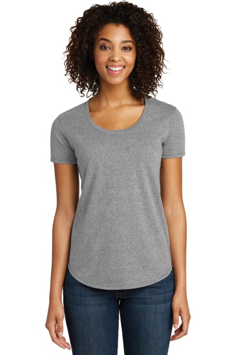 DT6401 - District Women's Fitted Very Important Tee Scoop Neck