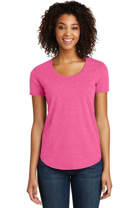 DT6401 - District Women's Fitted Very Important Tee Scoop Neck