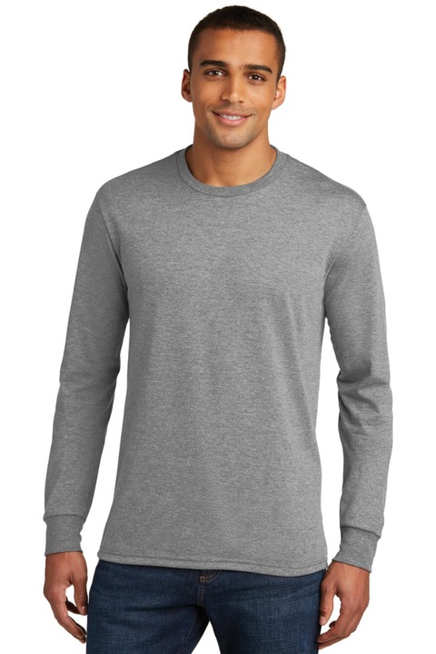 DM132 - District Perfect Tri Long Sleeve Tee 