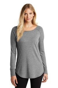 DT132L - District Women's Perfect Tri Long Sleeve Tunic Tee