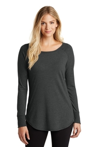 DT132L - District Women's Perfect Tri Long Sleeve Tunic Tee