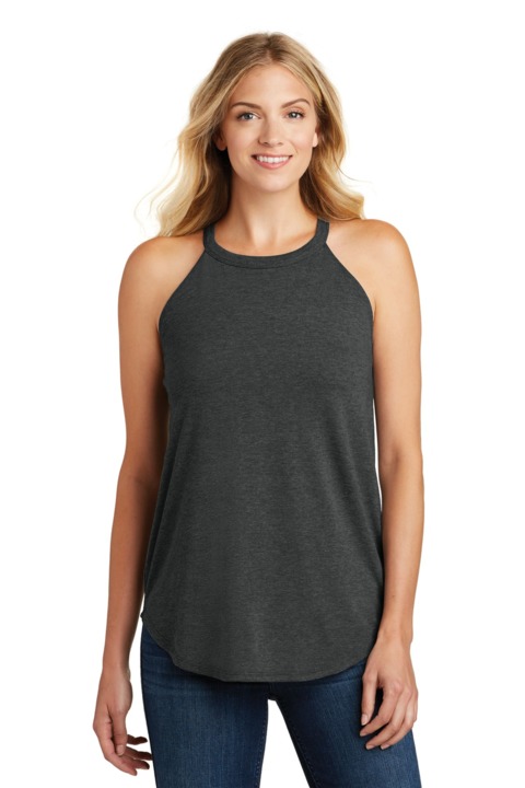 DT137L - District Women's Perfect Tri Rocker Tank