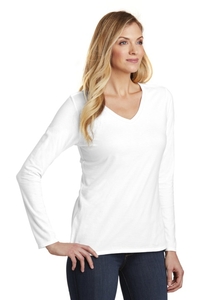 DT6201 - District Women's Very Important Tee Long Sleeve V Neck