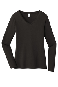 DT6201 - District Women's Very Important Tee Long Sleeve V Neck