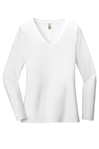 DT6201 - District Women's Very Important Tee Long Sleeve V Neck