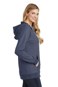 DT456 - District Women's Perfect Tri Blend French Terry Full Zip Hoodie