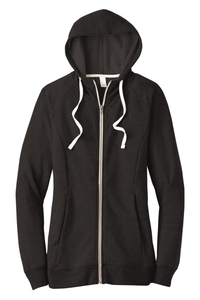 DT456 - District Women's Perfect Tri Blend French Terry Full Zip Hoodie