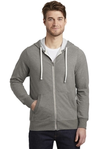 DT356 - District Perfect Tri Blend French Terry Full Zip Hoodie