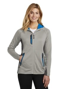 EB245 - Eddie Bauer Ladies Sport Hooded Full Zip Fleece Jacket