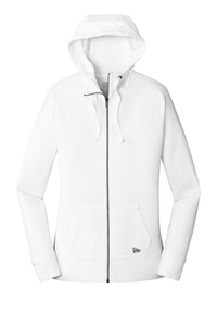 LNEA122 - New Era Ladies Sueded Cotton Blend Full Zip Hoodie