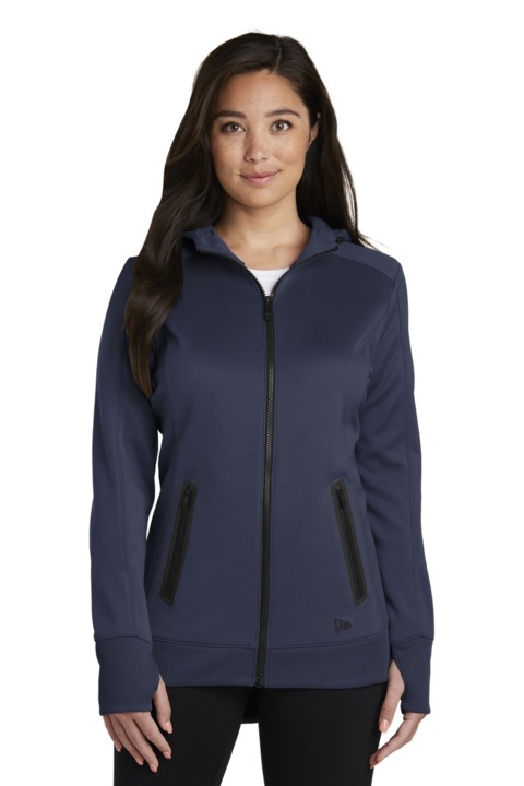 LNEA522 - New Era Ladies Venue Fleece Full Zip Hoodie