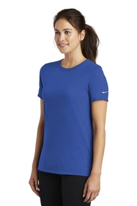 NKBQ5234 - Nike Ladies Dri-FIT Cotton / Poly Scoop Neck Tee