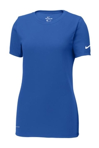 NKBQ5234 - Nike Ladies Dri-FIT Cotton / Poly Scoop Neck Tee