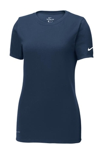 NKBQ5234 - Nike Ladies Dri-FIT Cotton / Poly Scoop Neck Tee