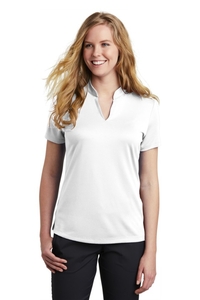 NKAA1848 - Nike Ladies Dri-FIT Hex Textured V Neck Top