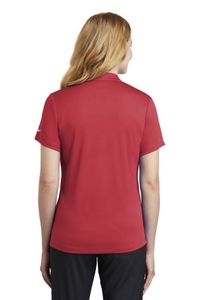 NKAA1848 - Nike Ladies Dri-FIT Hex Textured V Neck Top