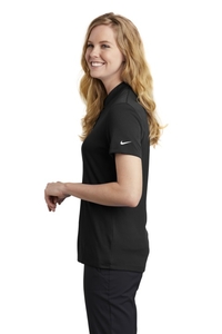 NKAA1848 - Nike Ladies Dri-FIT Hex Textured V Neck Top