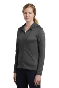 NKAH6264 - Nike Ladies Therma-FIT Full Zip Fleece Hoodie