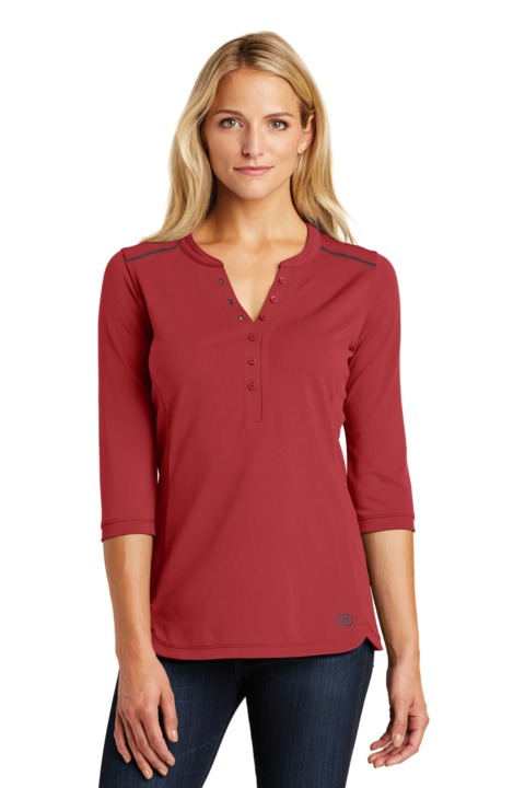 LOG132 - OGIO Ladies Fuse Henley