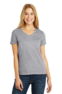 5780 - Hanes Ladies Tagless 100% Cotton V-Neck T-Shirt