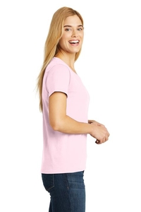 5780 - Hanes Ladies Tagless 100% Cotton V-Neck T-Shirt