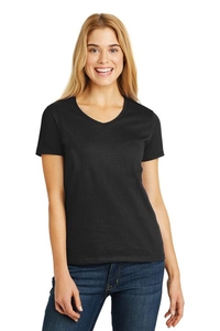 5780 - Hanes Ladies Tagless 100% Cotton V-Neck T-Shirt