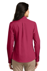 LW100 - Port Authority Ladies Long Sleeve Carefree Poplin Shirt